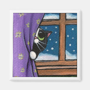 Nu ser du mig - kattmagneten magnet