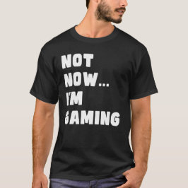 Nu spelar jag inte, roligt videospelare t shirt