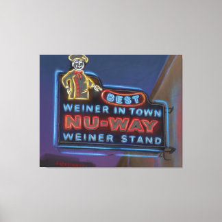 Nu-Way Wiener, Macon, Georgia - Kanvastryck