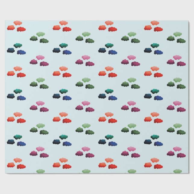 Nuages multicolores à l'aquarelle presentpapper (Platt)