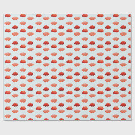 Nuages oranges - Aquarelle Presentpapper