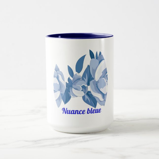 Nuance bleue mugg (Center)