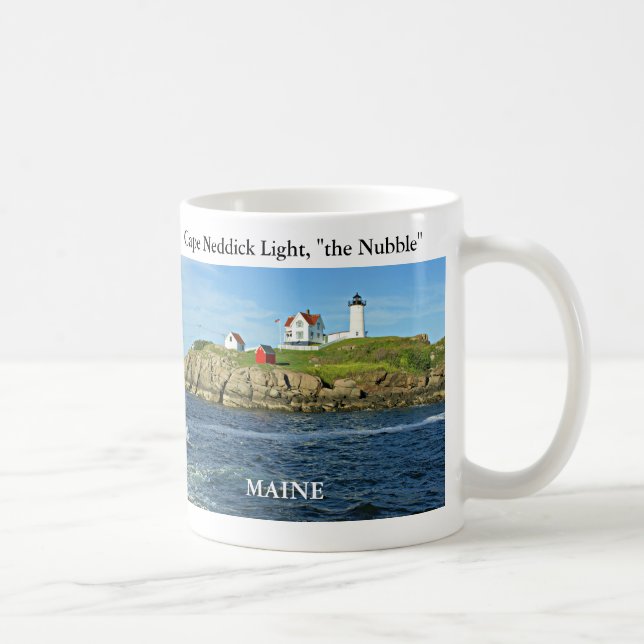 Nubble för uddNeddick Fyr-, Maine mugg (Höger)