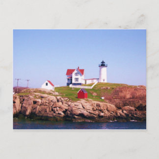 Nubble fyr vykort