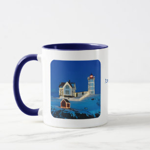 Nubble julfyr mugg