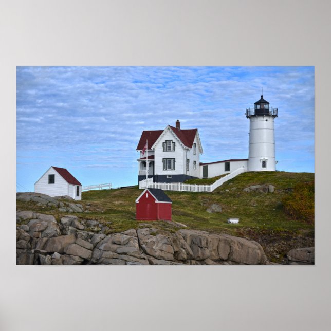 Nubble Light, Cape Neddick, Maine Poster (Framsidan)