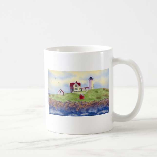 Nubble Light House York Maine Kaffemugg (Höger)