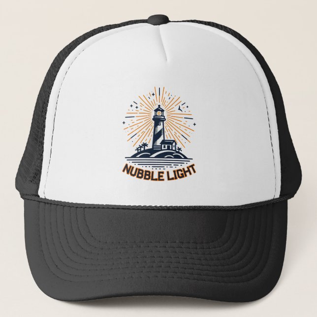 Nubble Light Maine Sunrise Keps (Framsida)