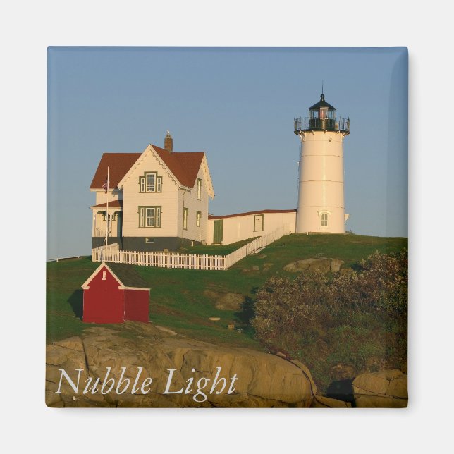 Nubble Light, York, Maine Magnet (Framsidan)