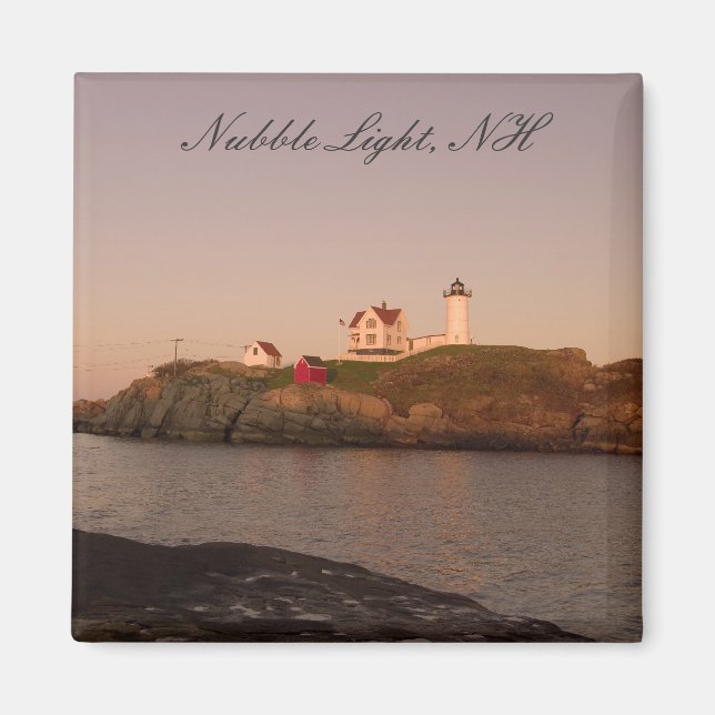 Nubble Light, York, Maine Magnet (Framsidan)