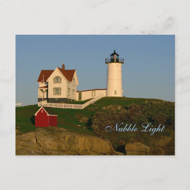Nubble Light, York, Maine-vykort Vykort (Framsida)