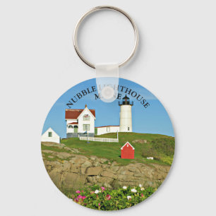 Nubble Lighthouse, Cape Neddick Maine Nyckelring