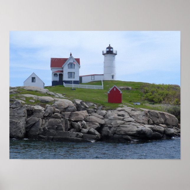 Nubble Lighthouse - Maine Poster (Framsidan)