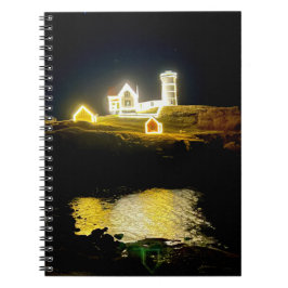 Nubble Lighthouse Photo Anteckningsbok