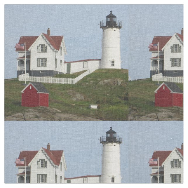 Nubble nära ljusa Maine Tyg (Närbild)