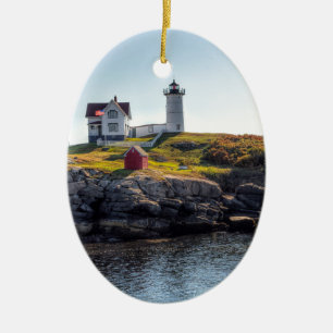 Nubblefyr Julgransprydnad Keramik