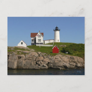 Nubbles Lighthouse- New England Vykort