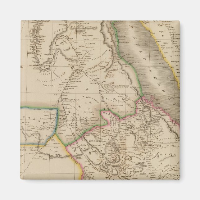 Nubia, Abyssinia, Afrika Magnet (Framsidan)