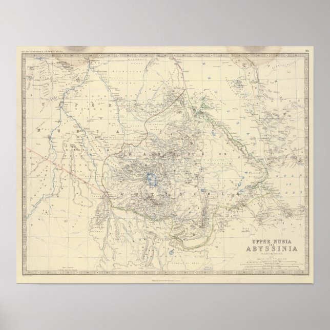 Nubia, Abyssinia Poster (Framsidan)