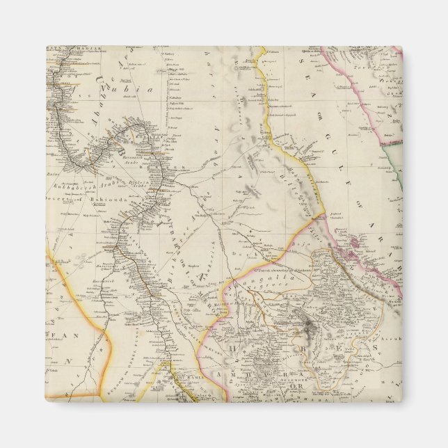 Nubia och Abyssinia Magnet (Framsidan)