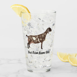 Nubian Dairy Goat Glaskopp