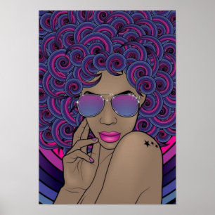 Nubian Divaaffisch Poster