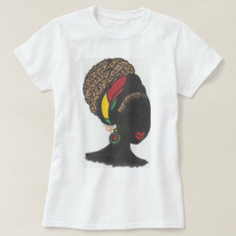 Nubian drottning tee shirt