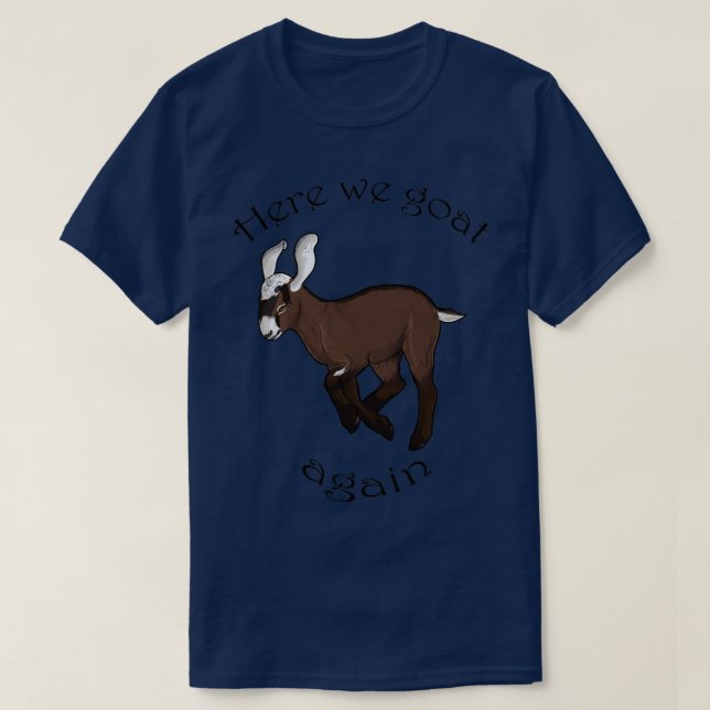 Nubian Goat (3) T Shirt (Design framsida)