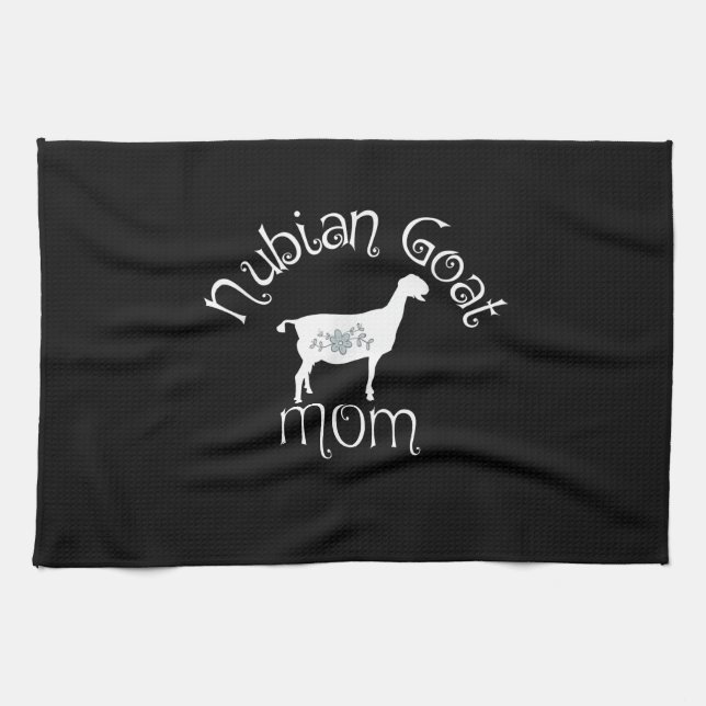 Nubian Goat Mamma Gift Kökshandduk (Horisontell)