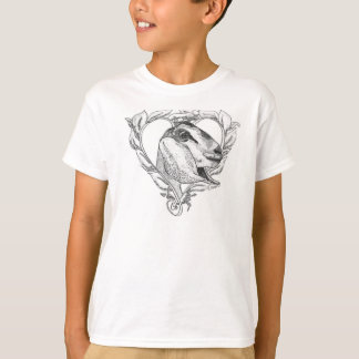 Nubian huvud i hjärta t-shirt