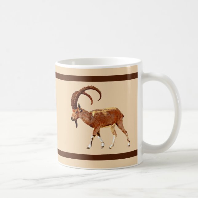 Nubian Ibex - Ein Gedi Kaffemugg (Höger)