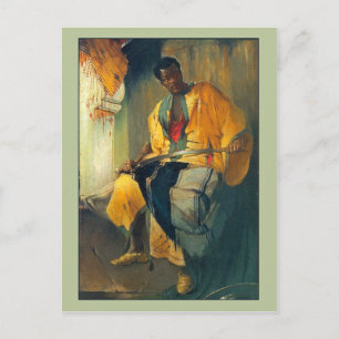Nubian Man av Franciszek Zmurko Vykort