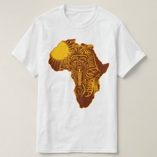 Nubian Pharaoh T Shirt (Design framsida)