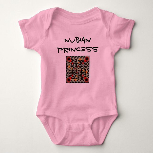 Nubian Princess Baby Tee (Framsida)