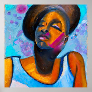 Nubian Princess Powerful Black Women Poster