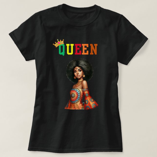Nubian Queen: Beauty Women's T-Shirt (Design framsida)