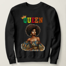 Nubian Queen: Classy Women's sweatshirt T Shirt