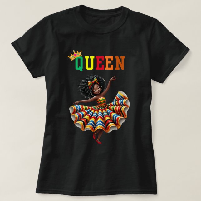 Nubian Queen: Dance Women's T-Shirt (Design framsida)
