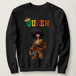 Nubian Queen: Elegance Women's sweatshirt T Shirt