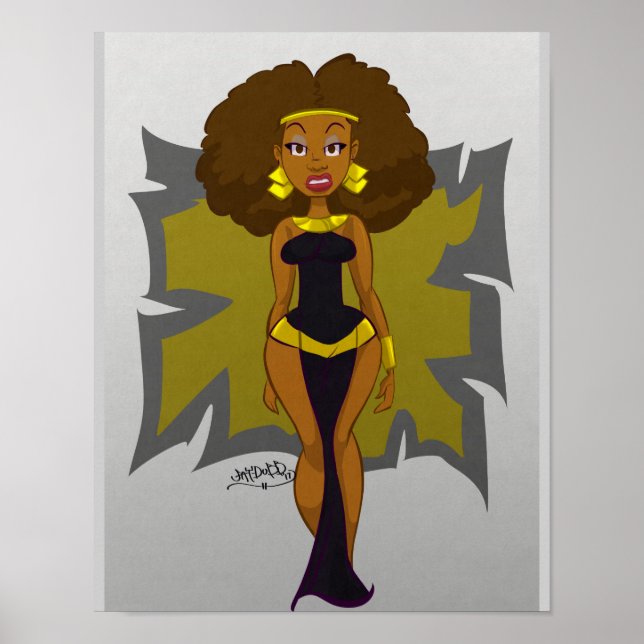 Nubian Queen Poster (Framsidan)