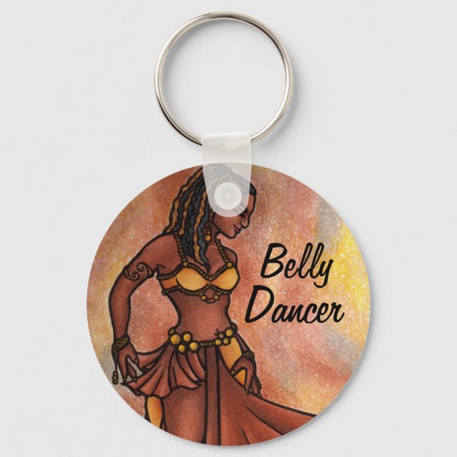 Nubian Sister Belly Dancer Nyckelring (Framsida)