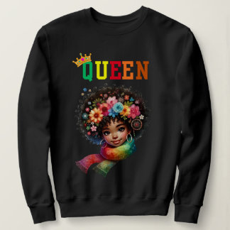 Nubiansk drottning: Blomkröja för kvinnor T Shirt