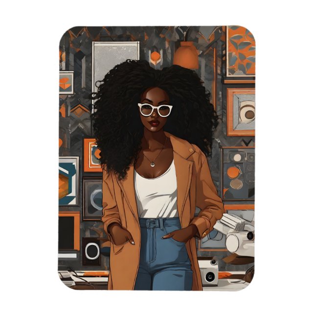 Nubisk Swag Magnet (Vertikal)
