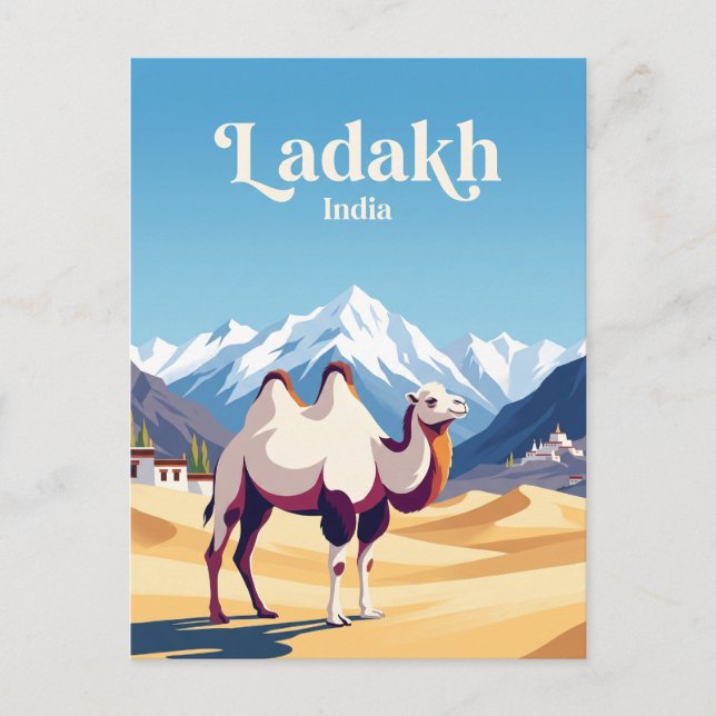 Nubra Valley Indien Vykort (Framsida)