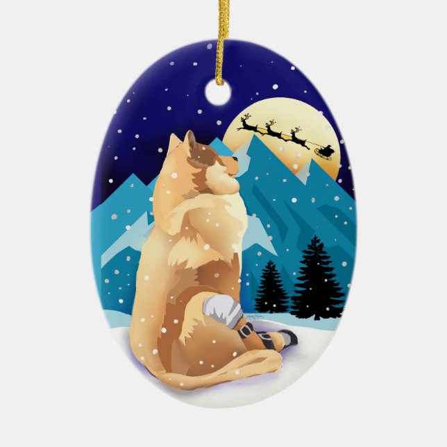 NUBZ 2020 Samlardekoration Julgransprydnad Keramik (Framsidan)