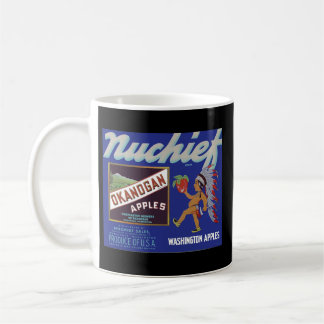 NuChief Apples - Vintage Fruit Låda-etikett Kaffemugg