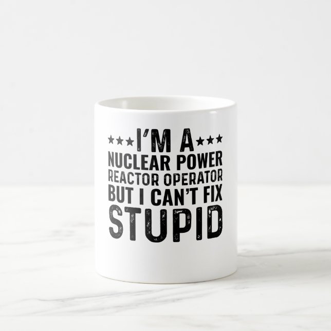 Nuclea Reactor operator, men jag kan inte åtgärda  Kaffemugg (Center)
