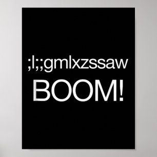 Nuclear Bomb Us Strategic Command, note Kid Poster