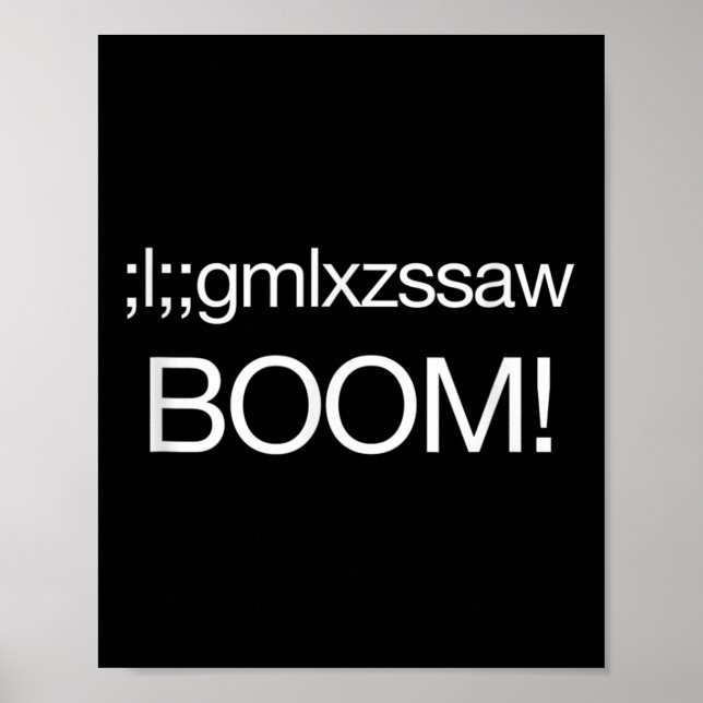 Nuclear Bomb Us Strategic Command, note Kid Poster (Framsidan)