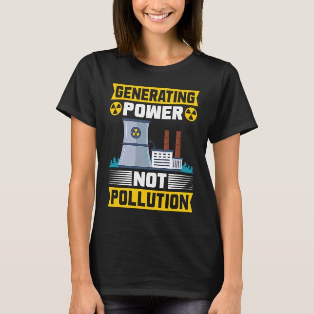 Nuclear Engineering Nuclear Energy Nuclear Enginee T Shirt (Framsida)